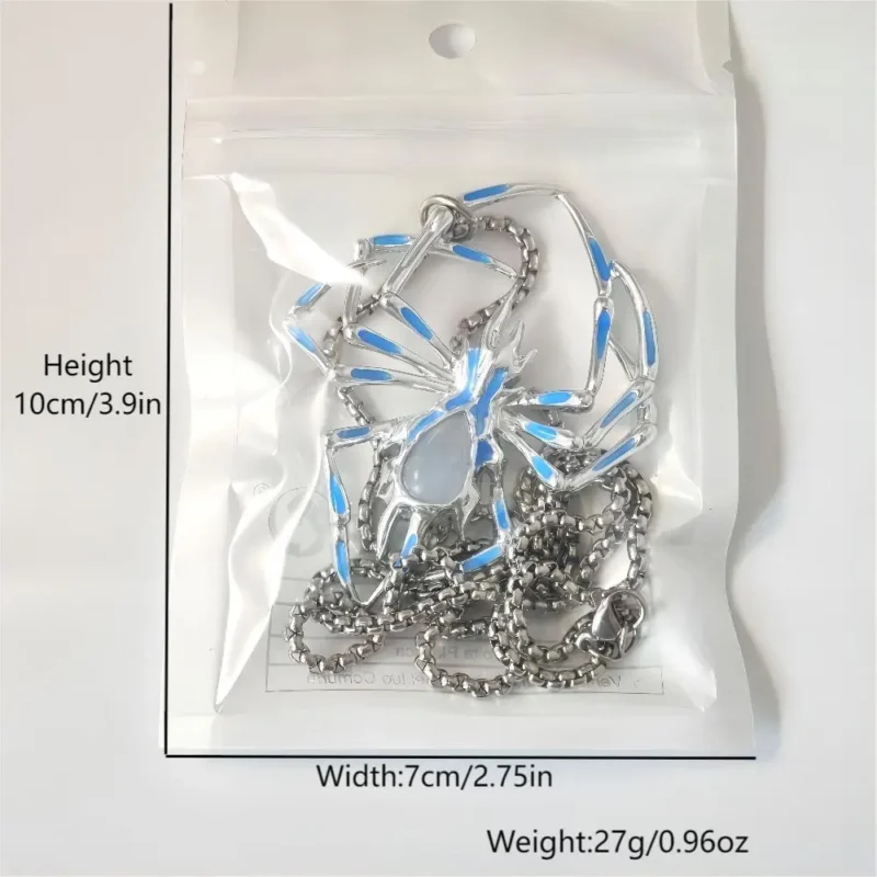 Halloween Creative Stereo Luminous Spider Necklace Jewerly Glowing Night Fluorescence Antique Vintage Glow In The Dark For Men Women Gift Party Halloween Day Club - Image 3